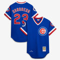 Chicago Cubs 1984 Ryne Sandberg Throwback Royal Baseball Jersey