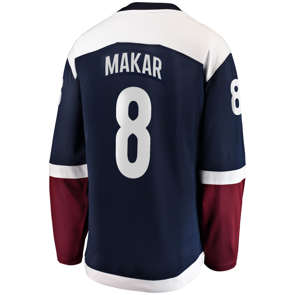 Colorado Avalanche Cale Makar Navy Breakaway Hockey Jersey
