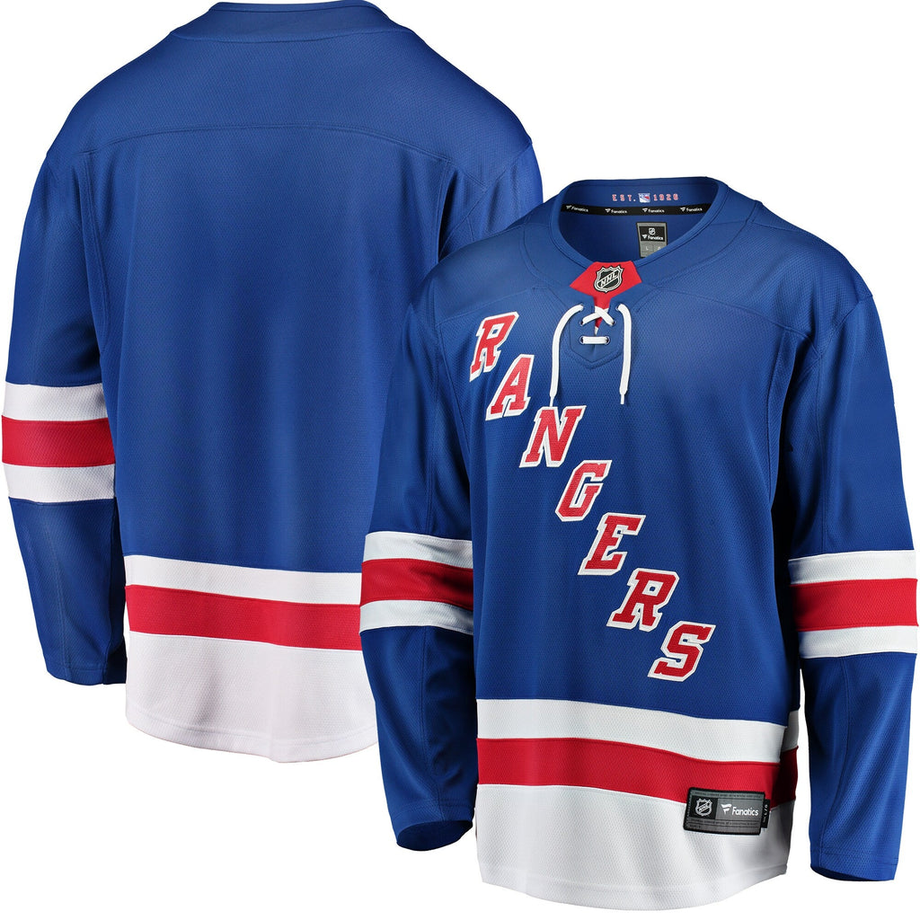 New York Rangers Blue Breakaway Home Hockey Jersey