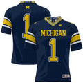 #1 Navy Michigan Wolverines Football Jersey