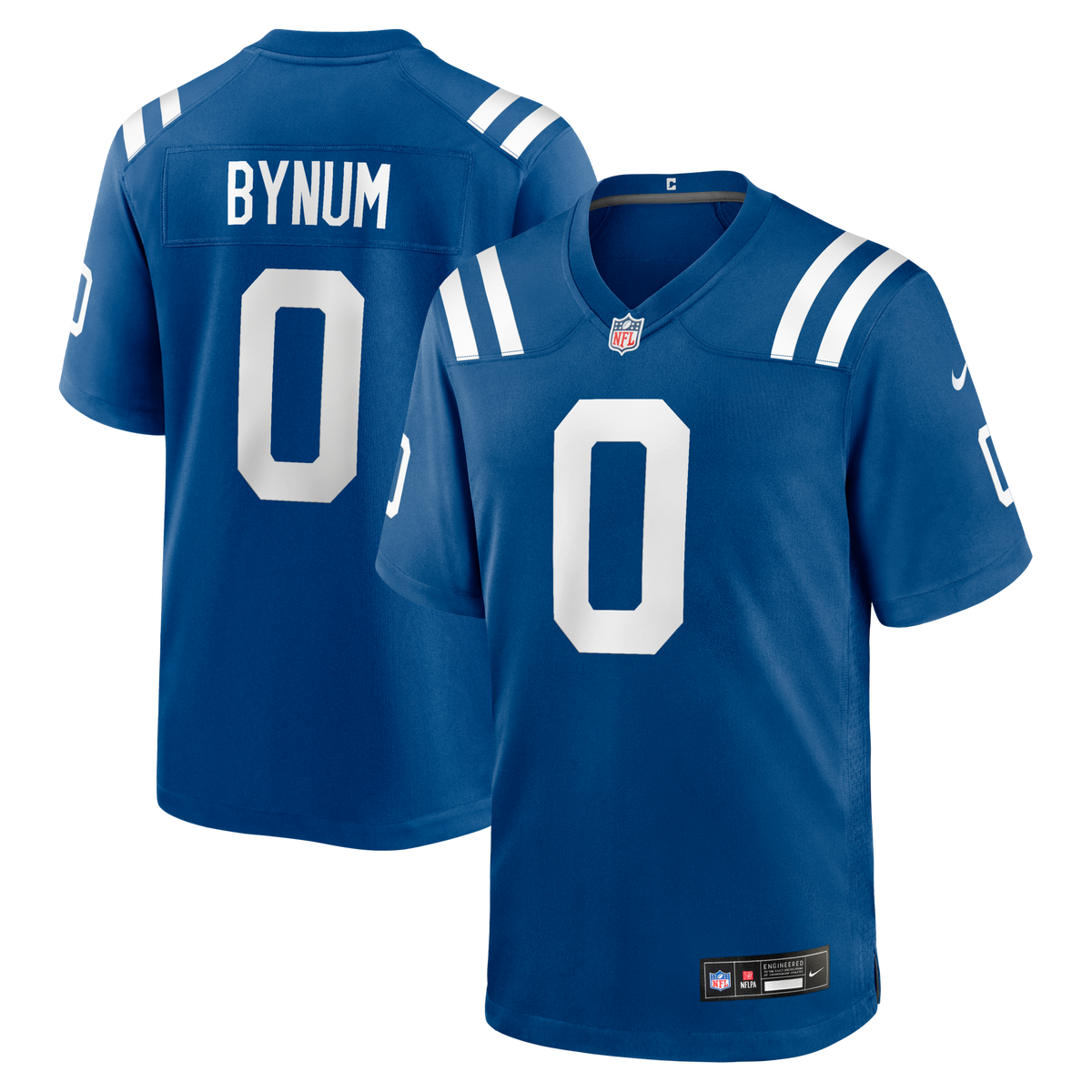 Indianapolis Colts Camryn Bynum Royal Team Game Football Jersey