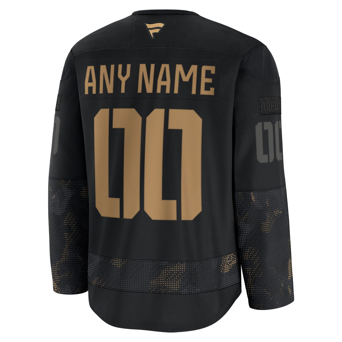 Toronto Maple Leafs Black 2024 Military Appreciation Custom Practice Jersey