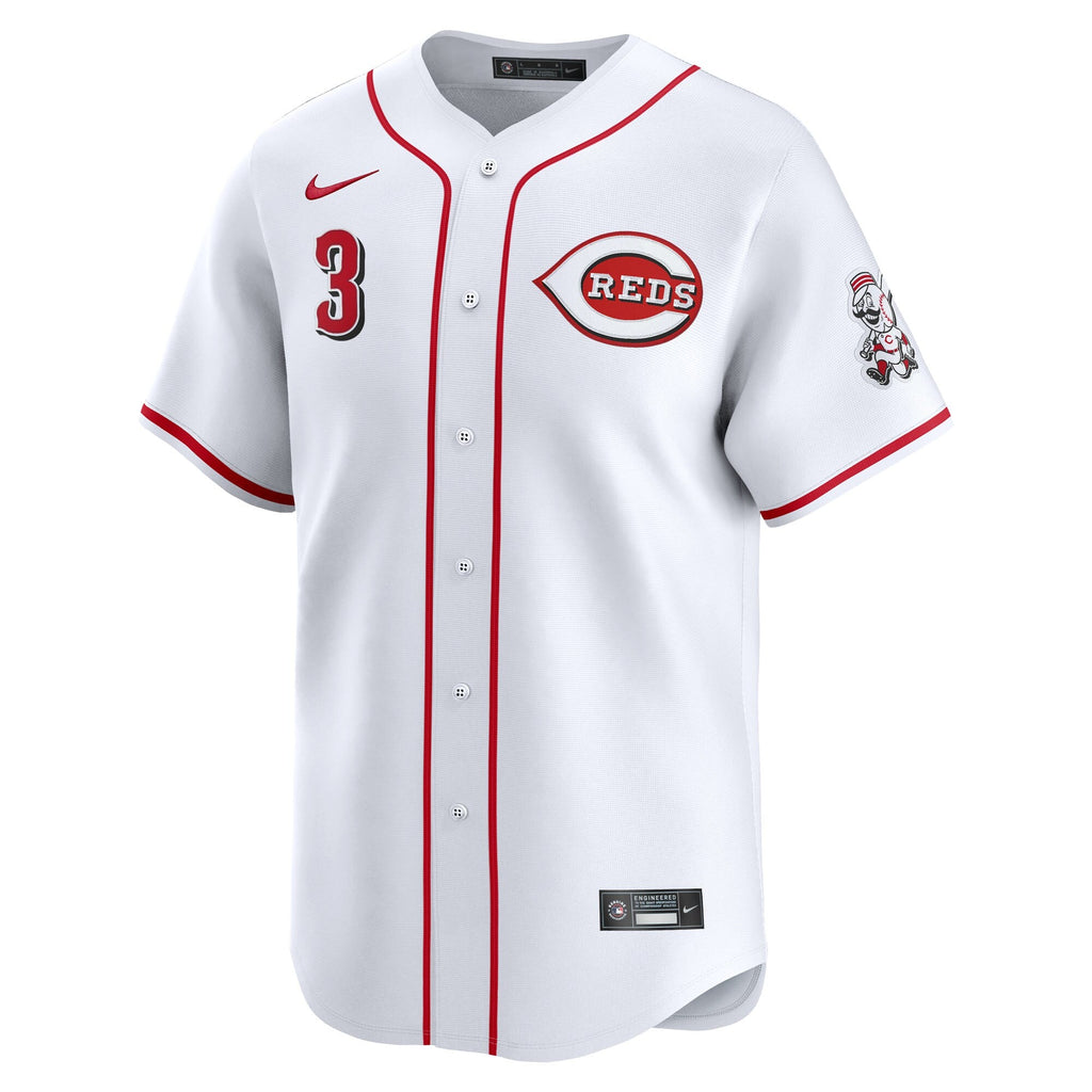 Cincinnati Reds Ke'Bryan Hayes White Home Limited Player Baseball Jersey