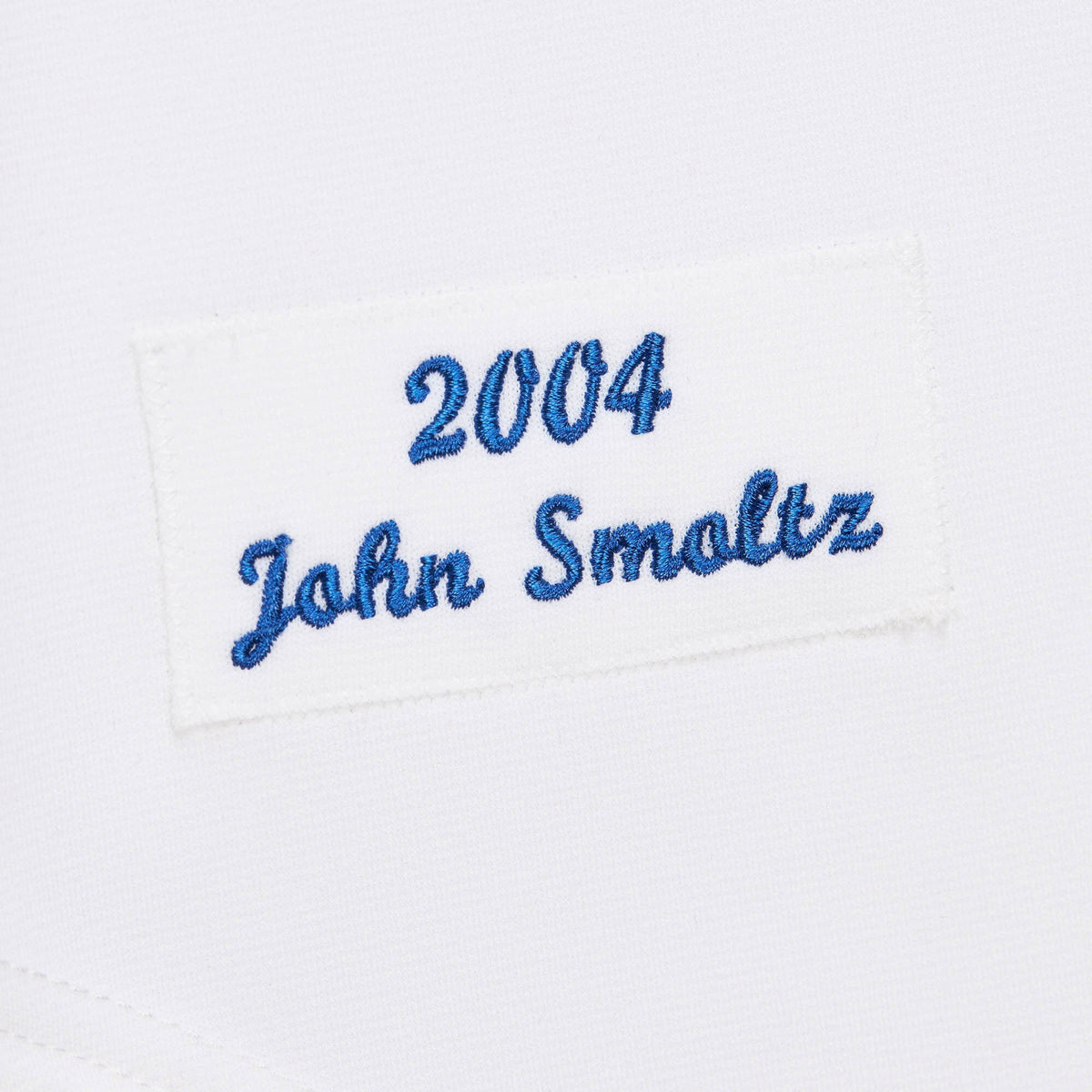 Atlanta Braves John Smoltz White 2004 Cooperstown Collection Throwback Baseball Jersey