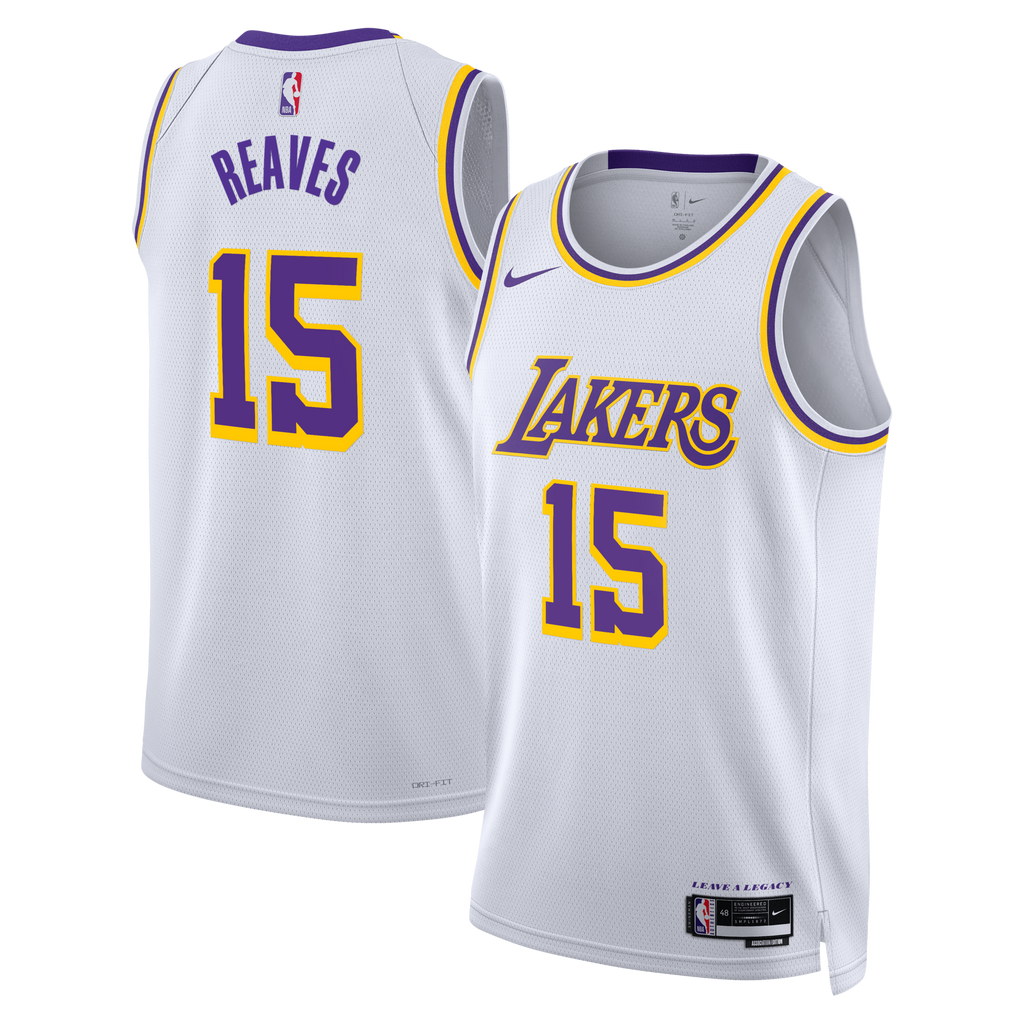 Los Angeles Lakers Association Edition Swingman Jersey - White - Austin Reaves