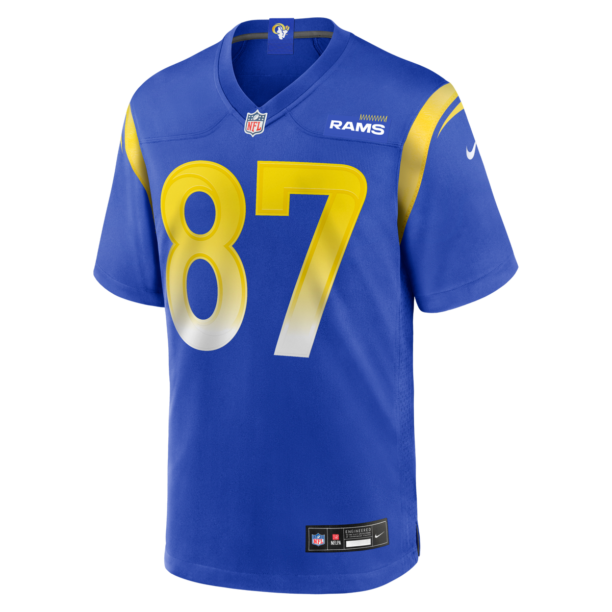 Los Angeles Rams Davis Allen Royal Home Game Football Jersey