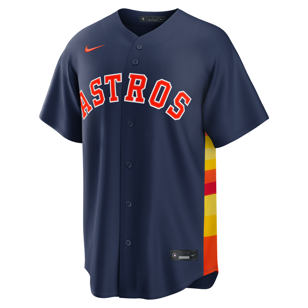 Houston Astros Jose Altuve Navy Alternate 2 Replica Baseball Jersey