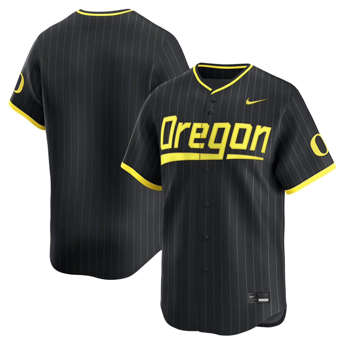 Black Oregon Ducks Baseball Limited Jersey