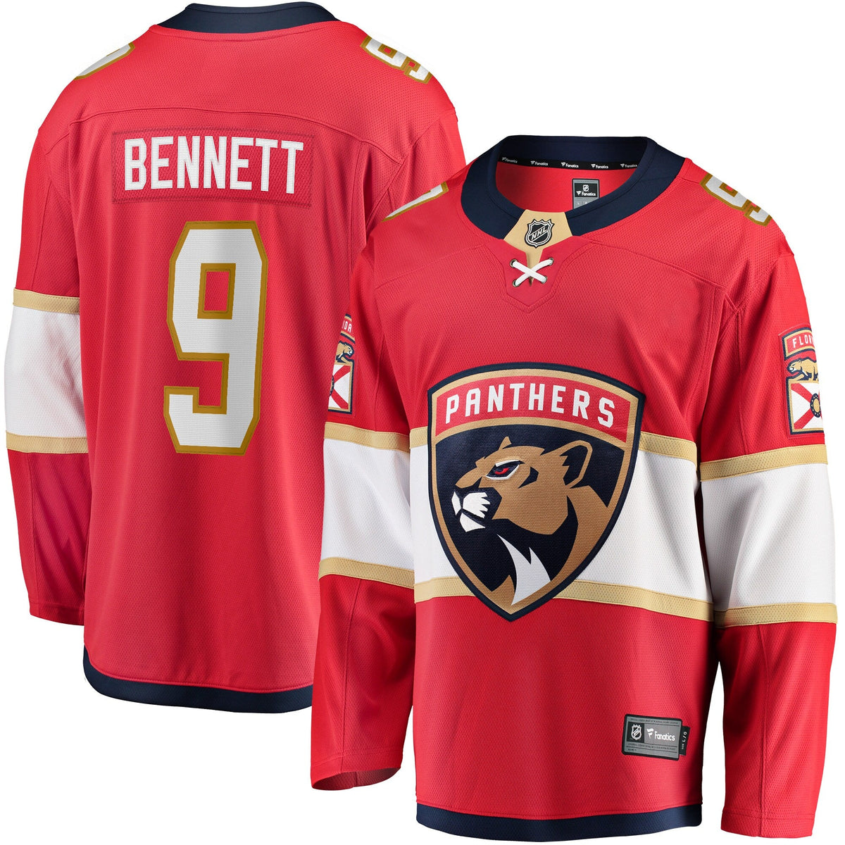 Florida Panthers Sam Bennett Red Home Breakaway Replica Hockey Jersey