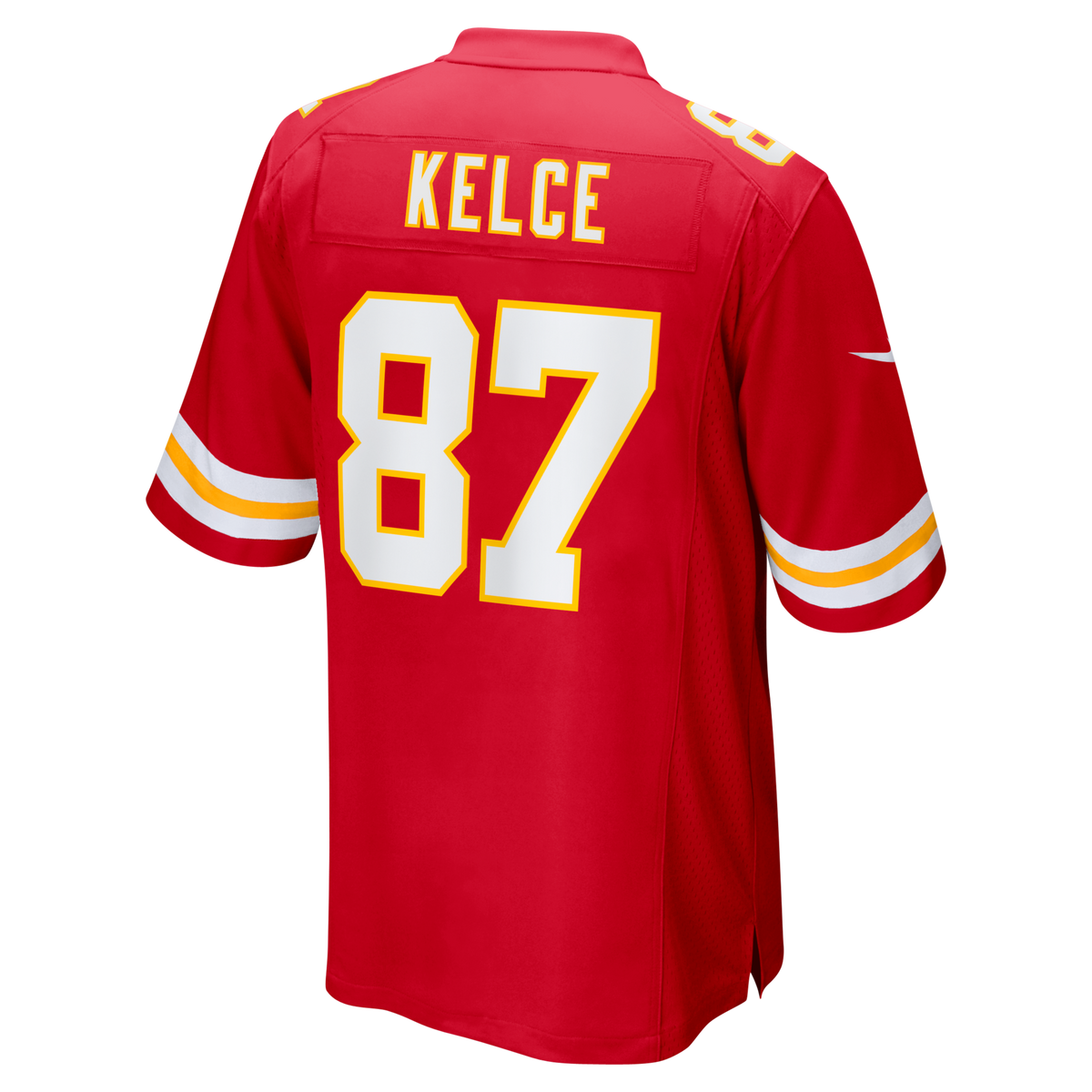 Kansas City Chiefs Travis Kelce Red Game Football Jersey