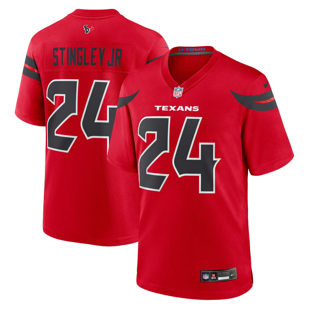 Houston Texans Derek Stingley Jr. Red Alternate Game Football Jersey