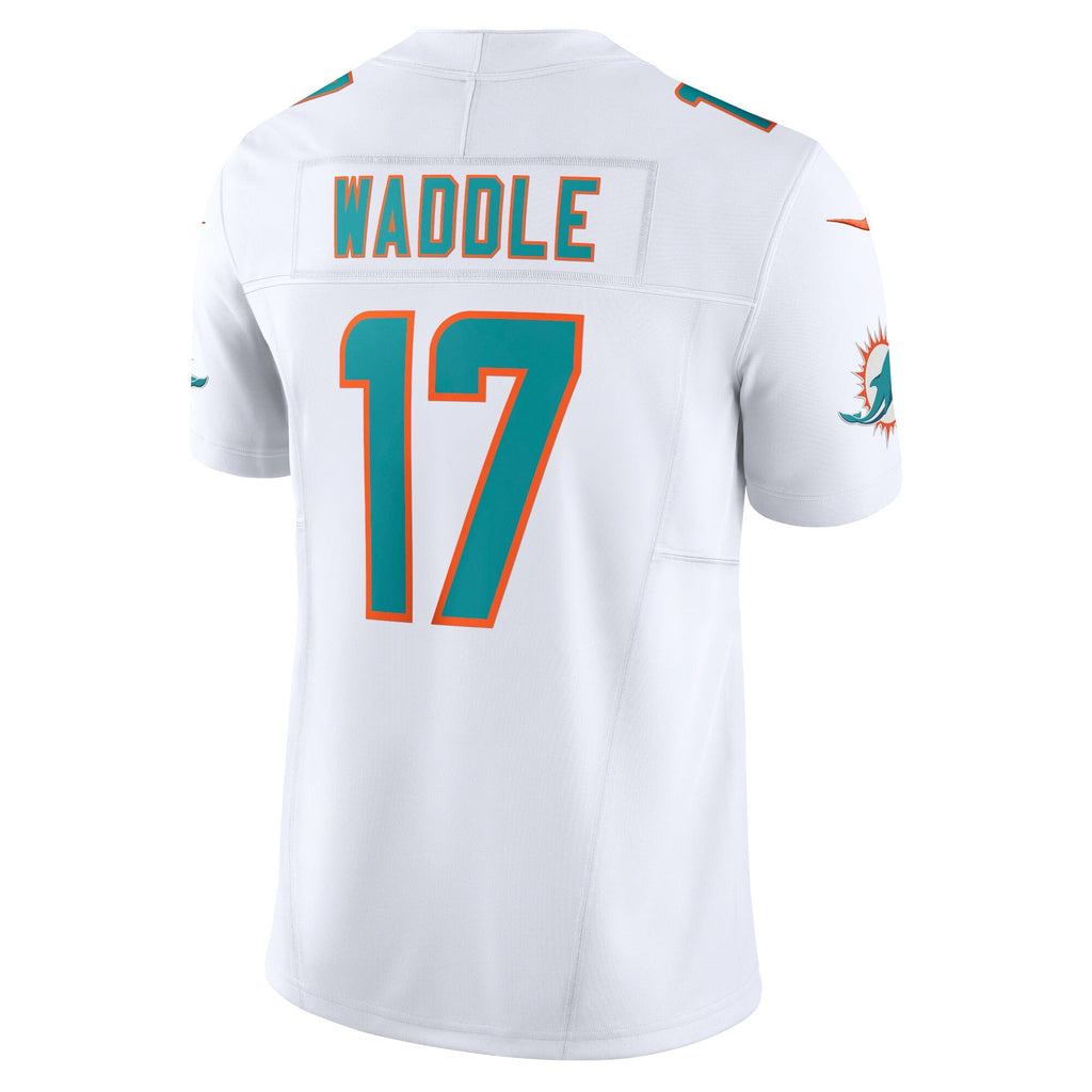 Miami Dolphins Jaylen Waddle White Vapor F.U.S.E. Limited Football Jersey
