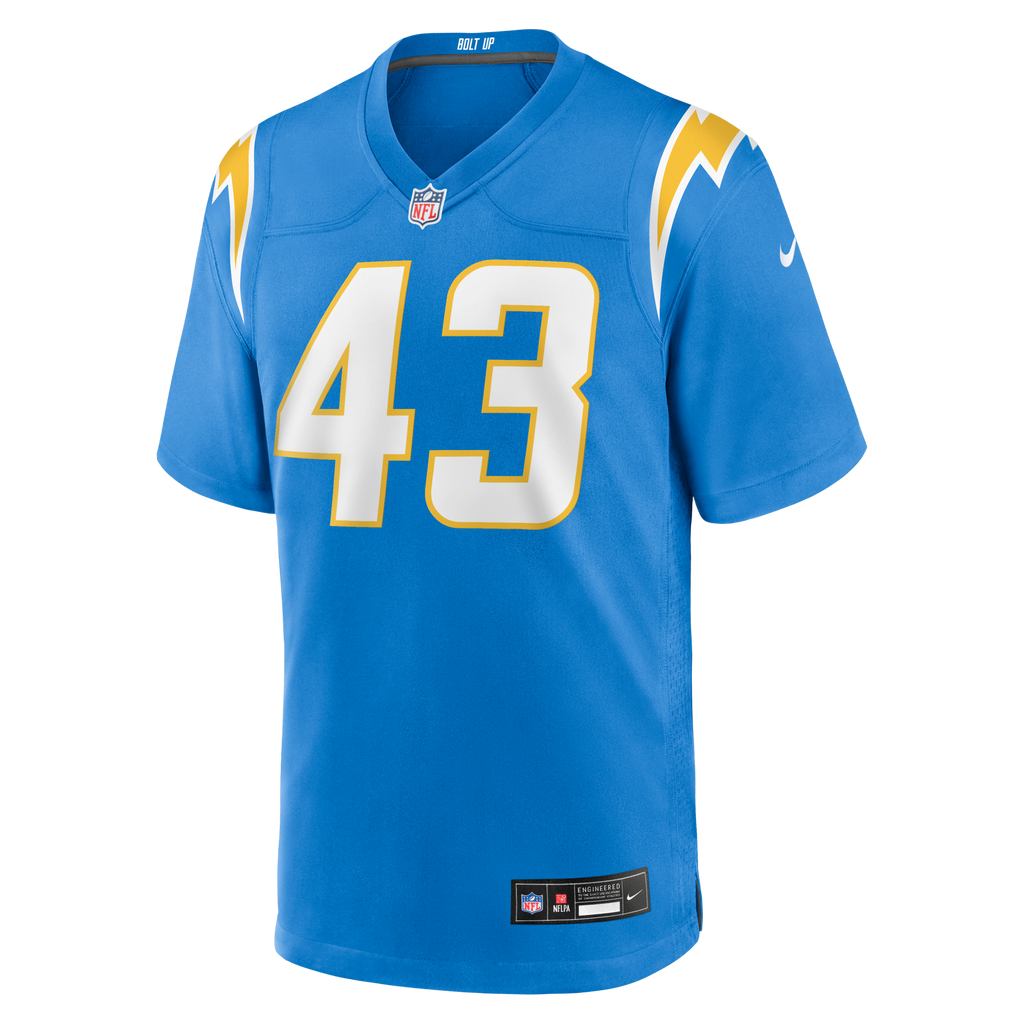 Los Angeles Chargers Michael Davis Powder Blue Game Football Jersey