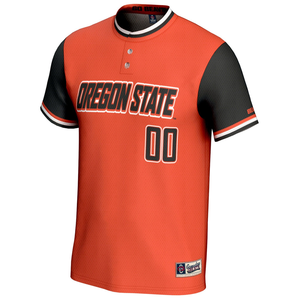 Oregon State Beavers NIL Pick-A-Player Lightweight Softball Jersey - Orange