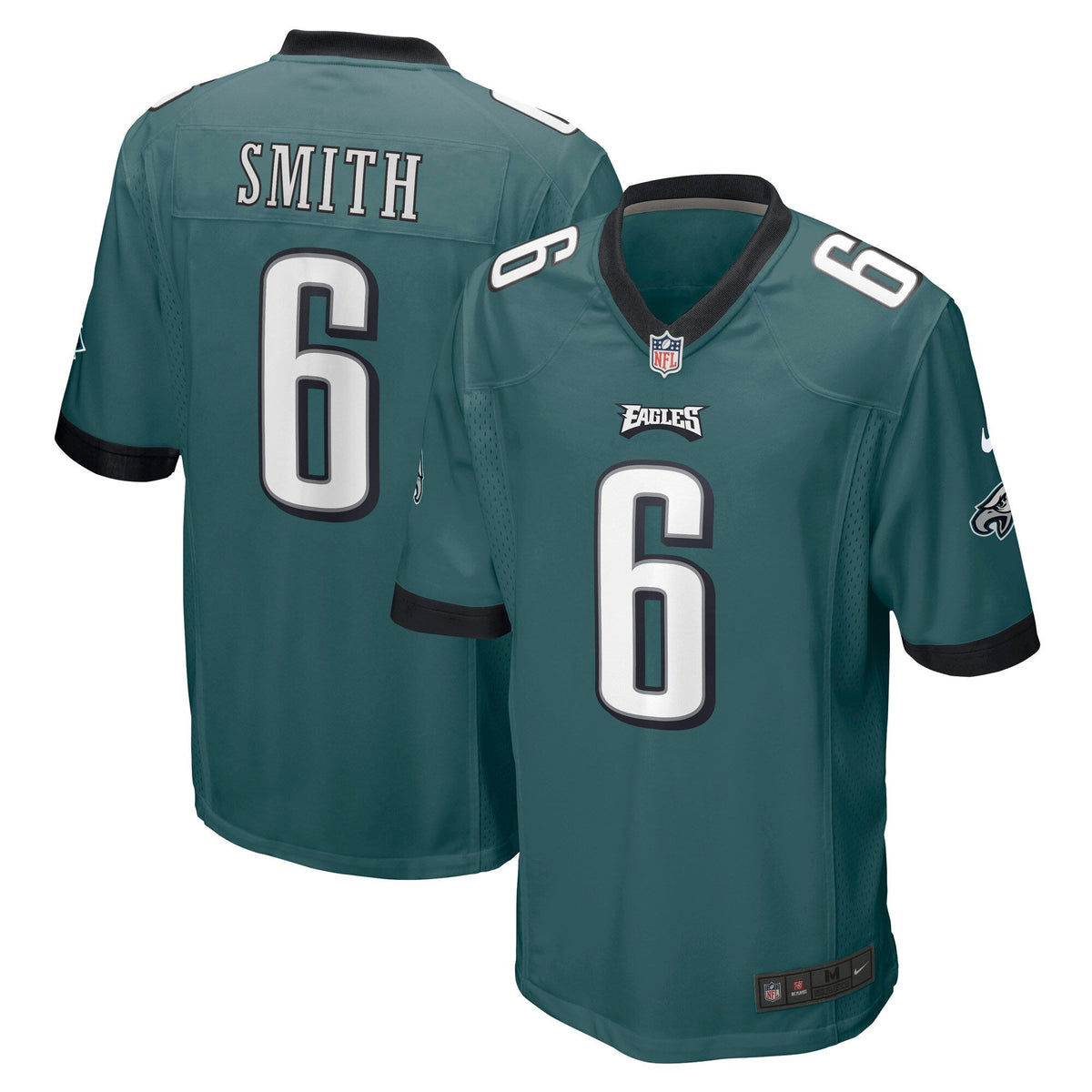 Philadelphia Eagles DeVonta Smith Midnight Green Player Game Football Jersey