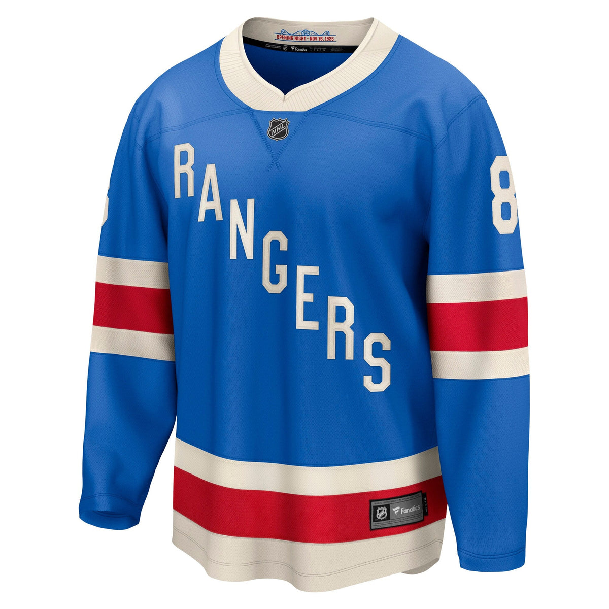 New York Rangers J.T. Miller Blue Centennial Breakaway Hockey Jersey