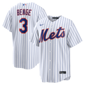 New York Mets Carson Benge White Home Replica Baseball Jersey