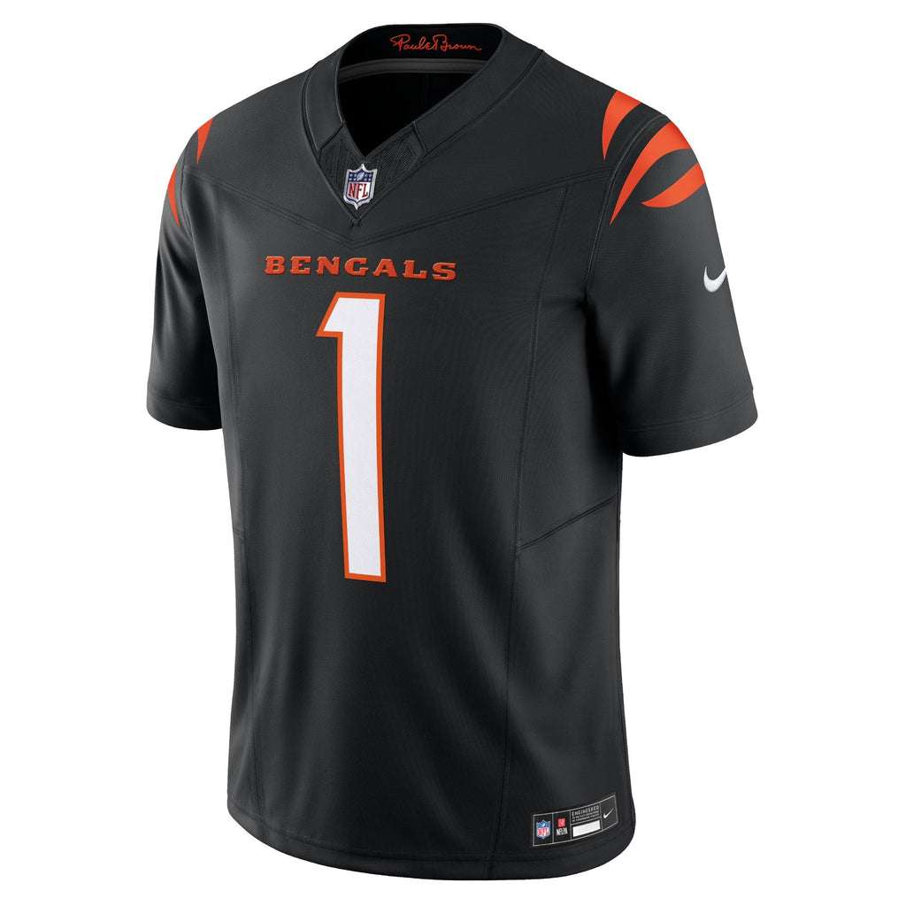 Cincinnati Bengals Ja'Marr Chase Black Vapor F.U.S.E. Limited Football Jersey