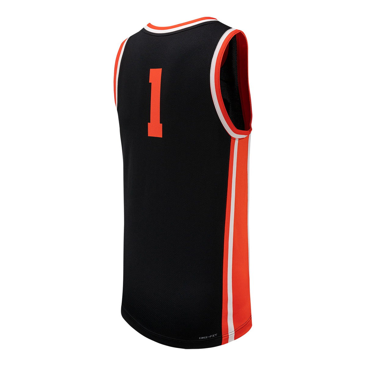 #1 Black Oregon State Beavers Replica Basketball Jersey