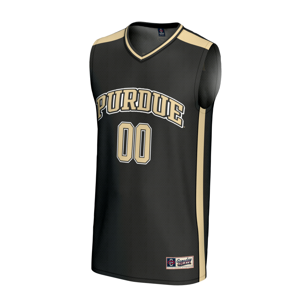 Purdue Boilermakers NIL Pick-A-Player Lightweight Basketball Fashion Jersey - Black