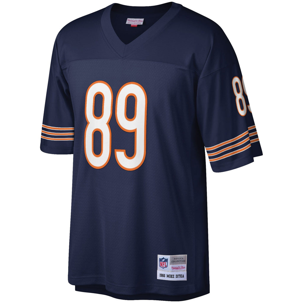 Chicago Bears Mike Ditka Navy Retired Player Legacy Replica Football Jersey