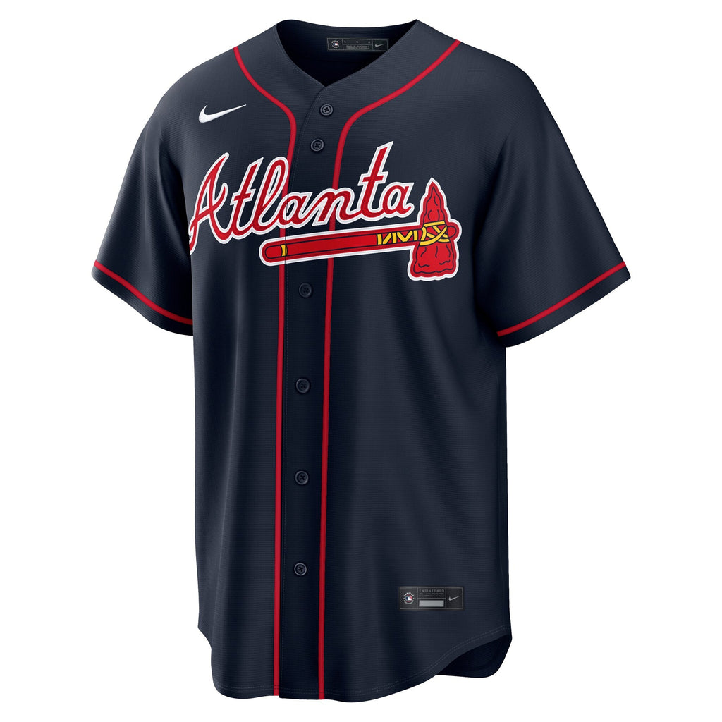 Atlanta Braves Matt Olson Navy Alternate Replica Baseball Jersey