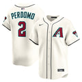 Arizona Diamondbacks Geraldo Perdomo Cream Home Limited Player Baseball Jersey