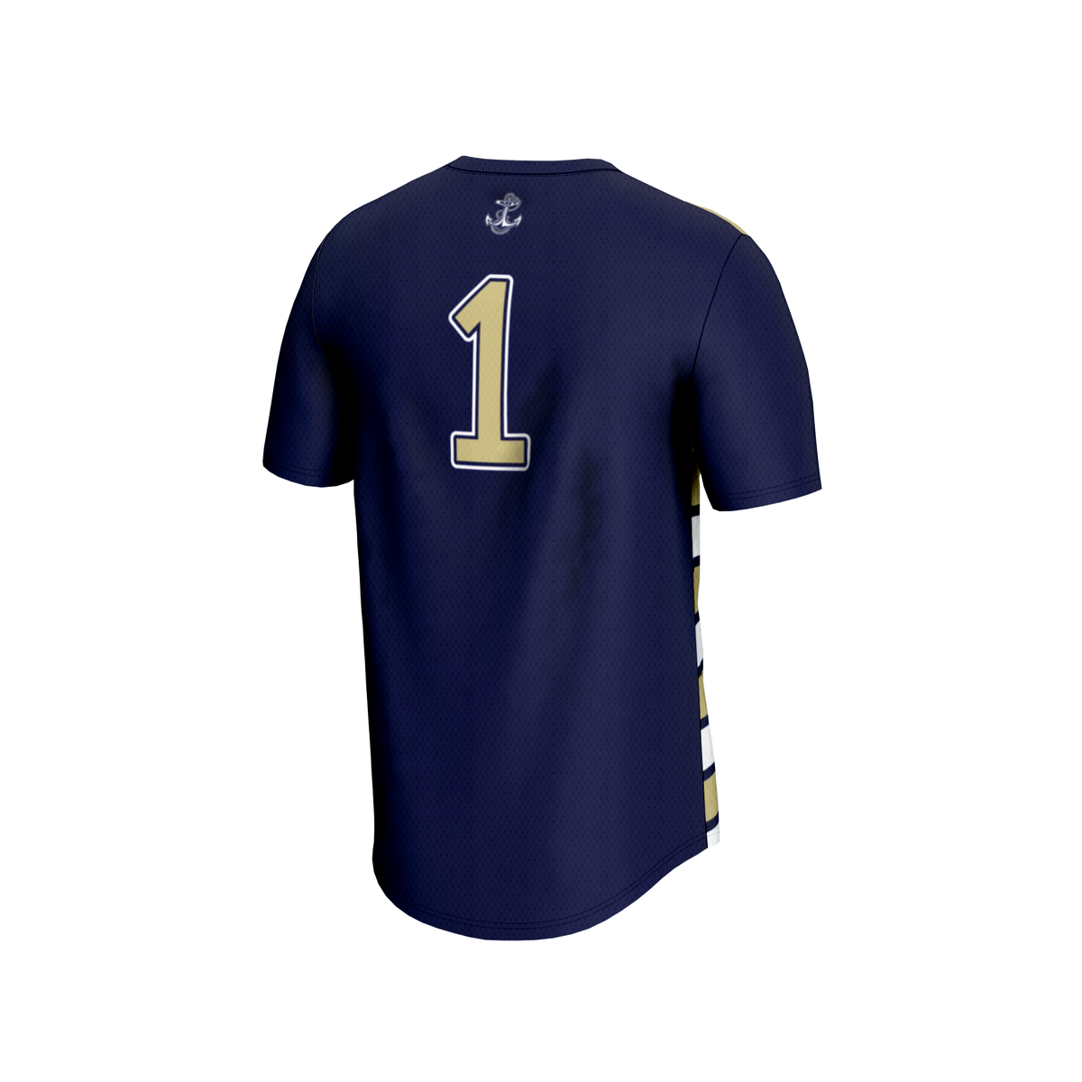 #1 Navy Navy Midshipmen Lightweight Soccer Fashion Jersey