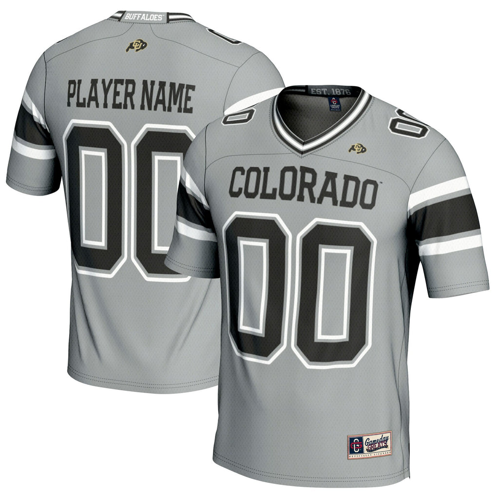Colorado Buffaloes NIL Pick-A-Player Football Jersey - Gray