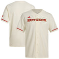 Rutgers Scarlet Knights Replica Baseball Jersey - Cream