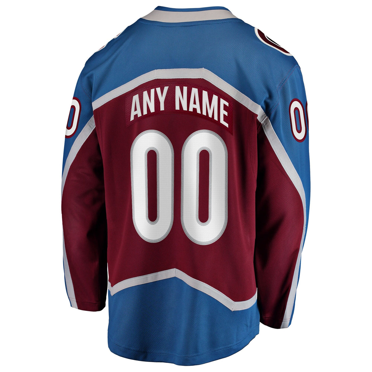 Colorado Avalanche Maroon Home Breakaway Custom Hockey Jersey