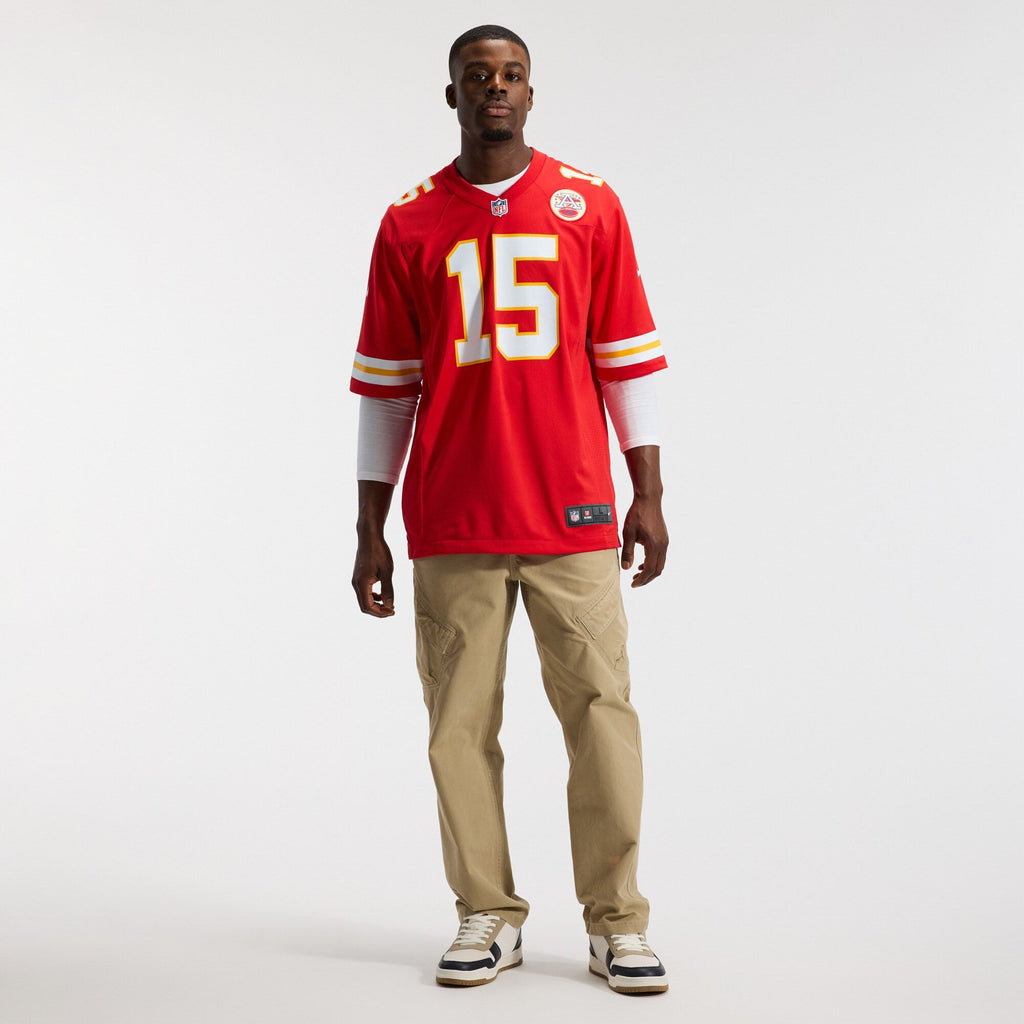 Kansas City Chiefs Patrick Mahomes Red Game Football Jersey