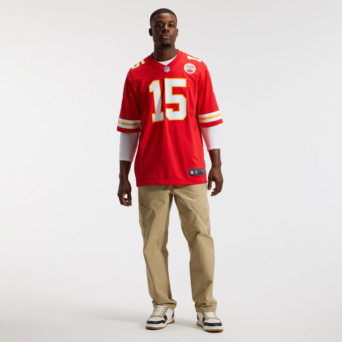 Kansas City Chiefs Patrick Mahomes Red Game Football Jersey