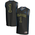 #1 Delaware Fightin' Blue Hens Lightweight Basketball Jersey - Black