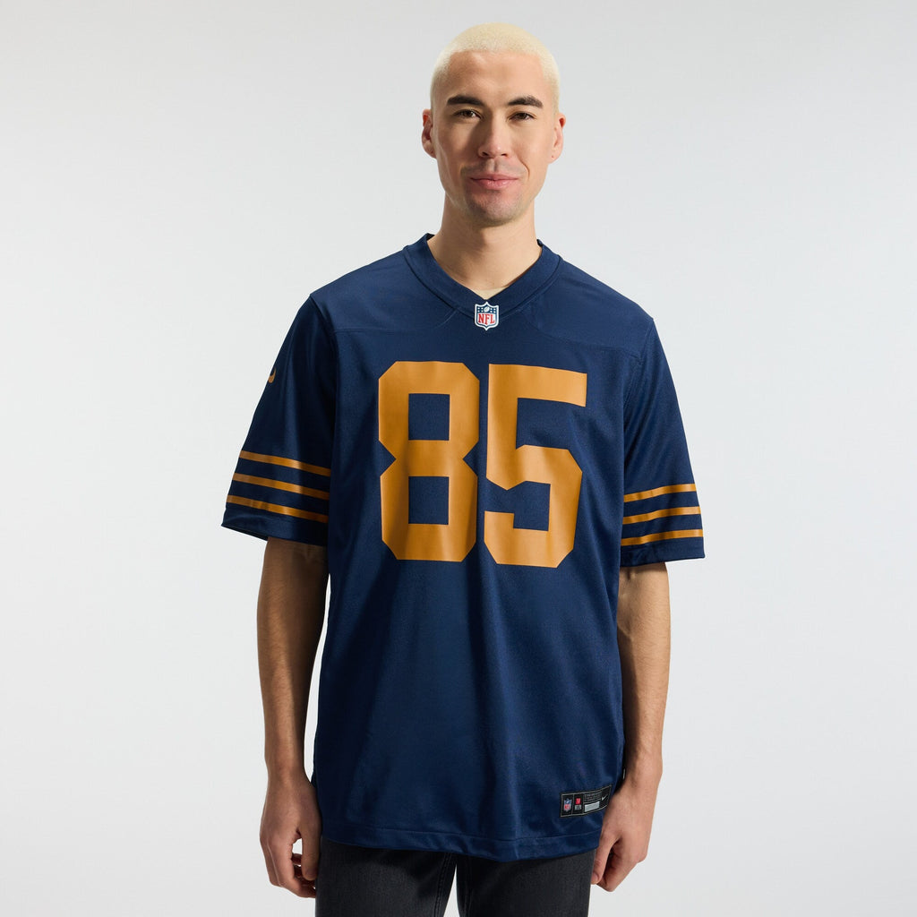 Green Bay Packers Tucker Kraft Navy Alternate Game Football Jersey