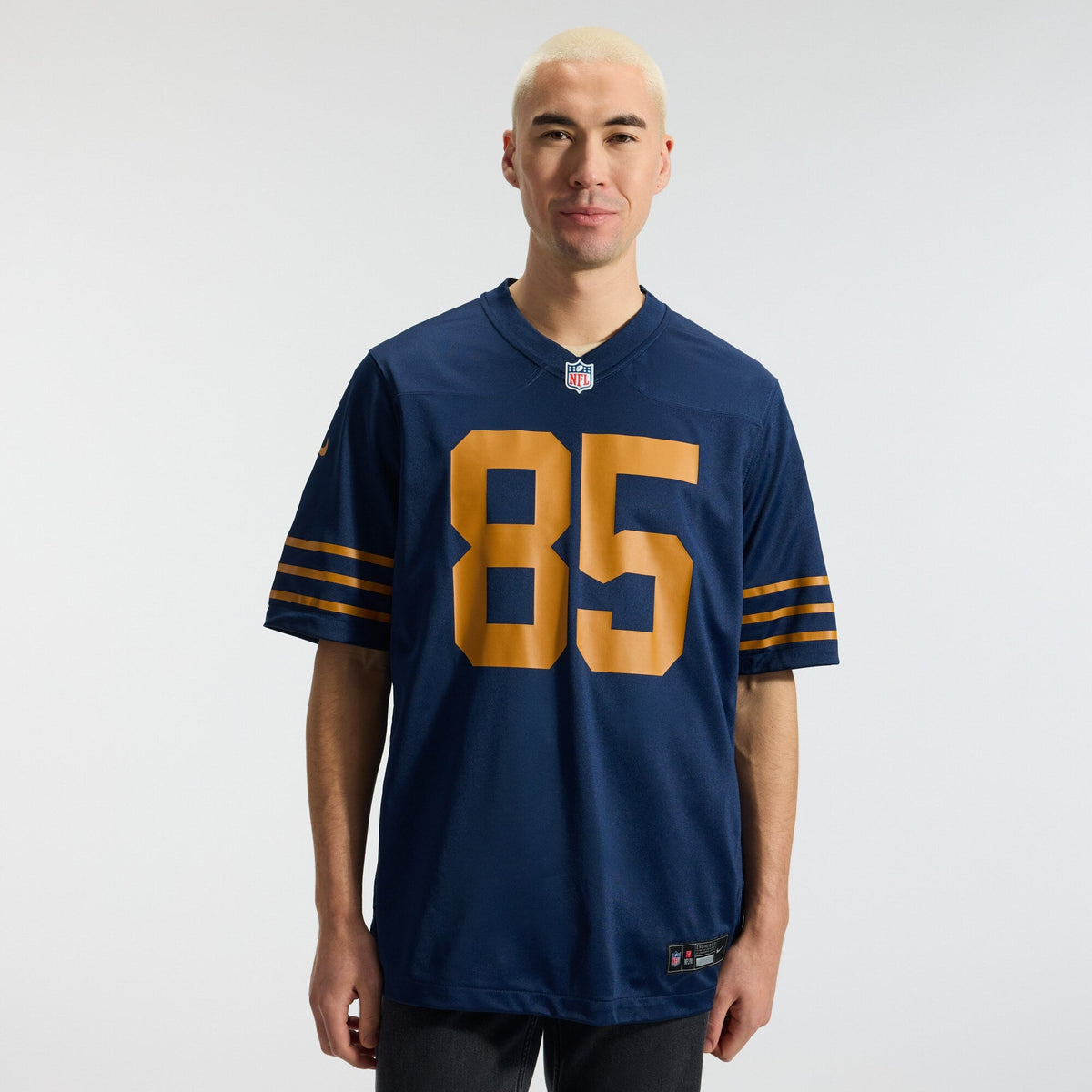 Green Bay Packers Tucker Kraft Navy Alternate Game Football Jersey