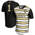 #1 Black Army Black Knights Lightweight Soccer Fashion Jersey