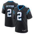 Carolina Panthers Mike Jackson Black Game Football Jersey