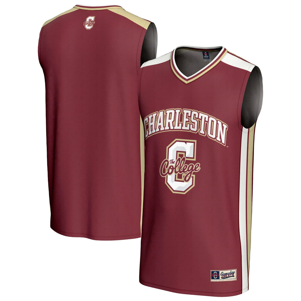 Charleston Cougars Spirit Basketball Jersey - Maroon