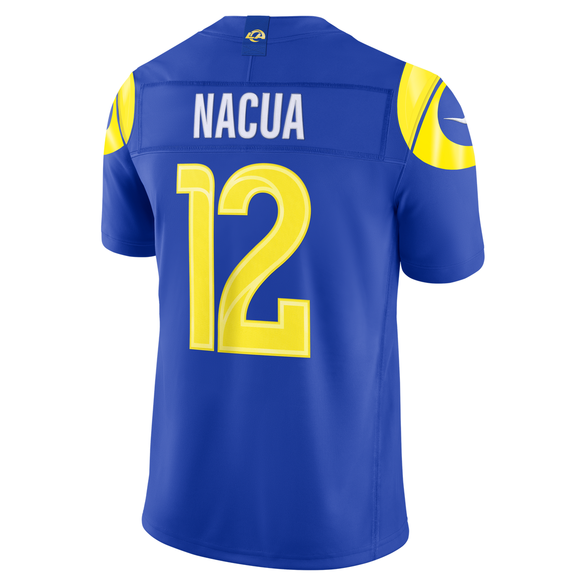 Los Angeles Rams Puka Nacua Royal Team Vapor F.U.S.E. Stitched Limited Football Jersey