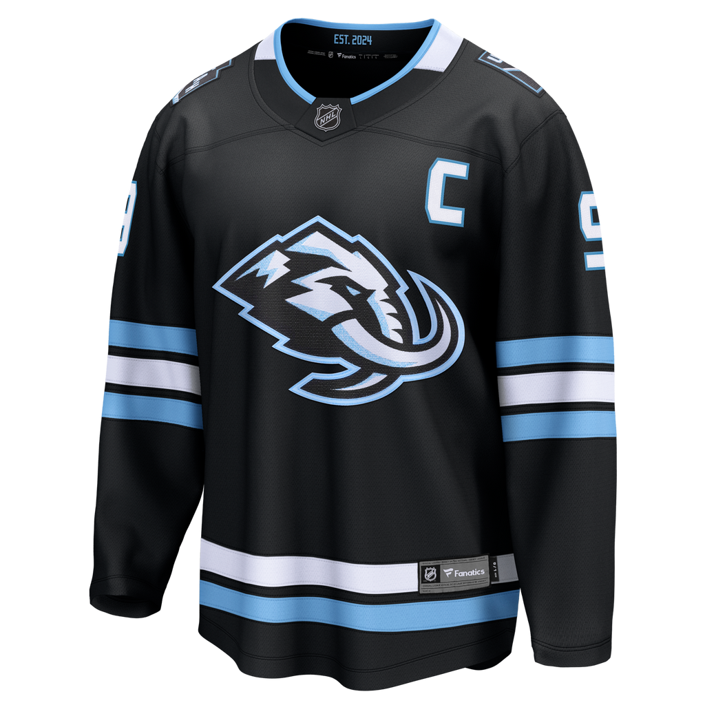 Utah Mammoth Clayton Keller Black Home Breakaway Hockey Jersey