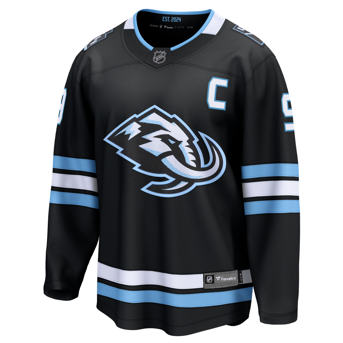 Utah Mammoth Clayton Keller Black Home Breakaway Hockey Jersey
