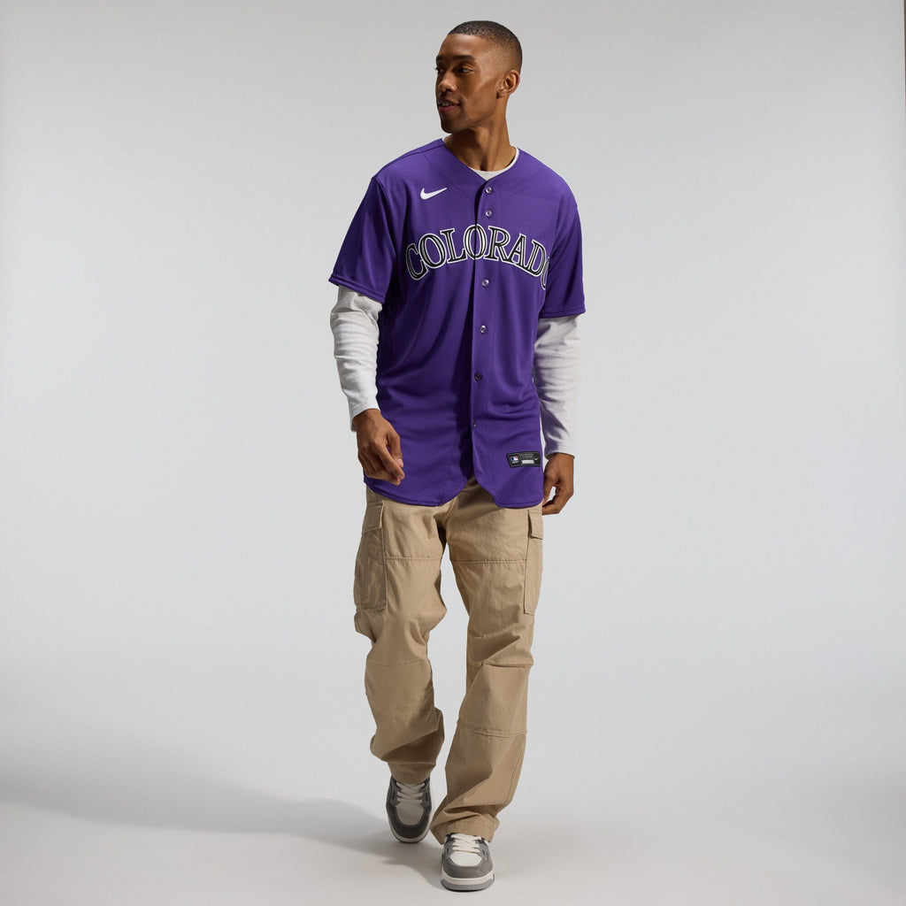 Colorado Rockies Purple Alternate Baseball Jersey