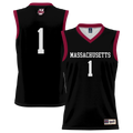 #1 UMass Minutemen Lightweight Basketball Jersey - Black