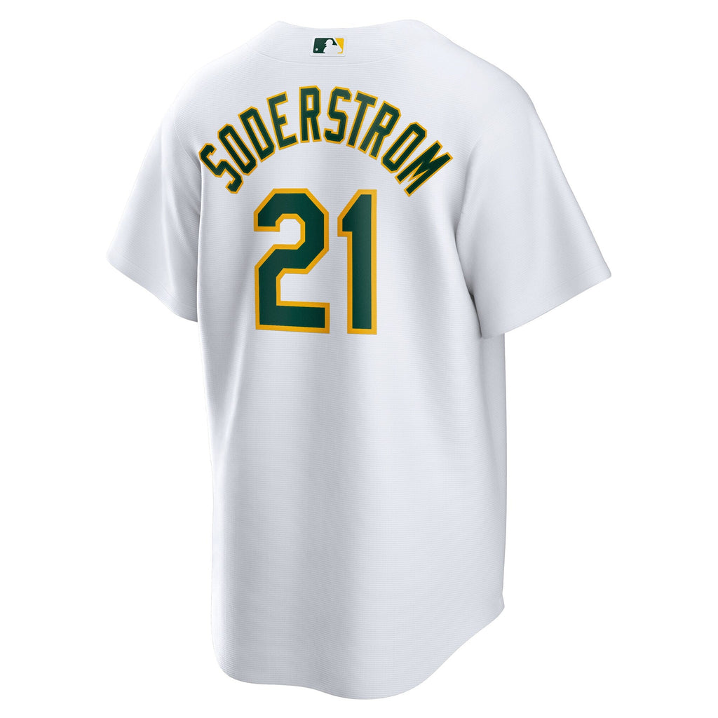 Athletics Tyler Soderstrom White Home Replica Baseball Jersey