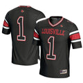 #1 Black Louisville Cardinals Football Jersey