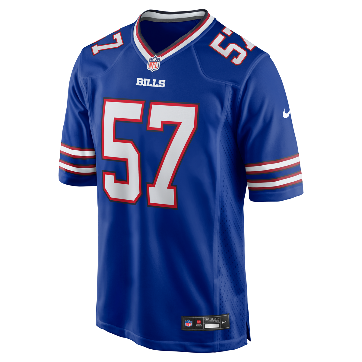 Buffalo Bills A.J. Epenesa Royal Game Player Football Jersey
