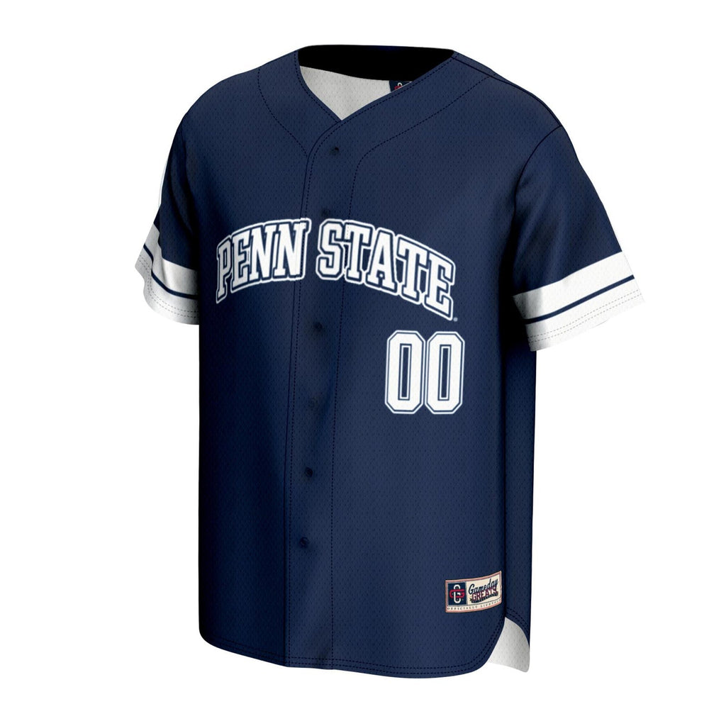 Penn State Nittany Lions NIL Pick-A-Player Lightweight Baseball Jersey - Navy