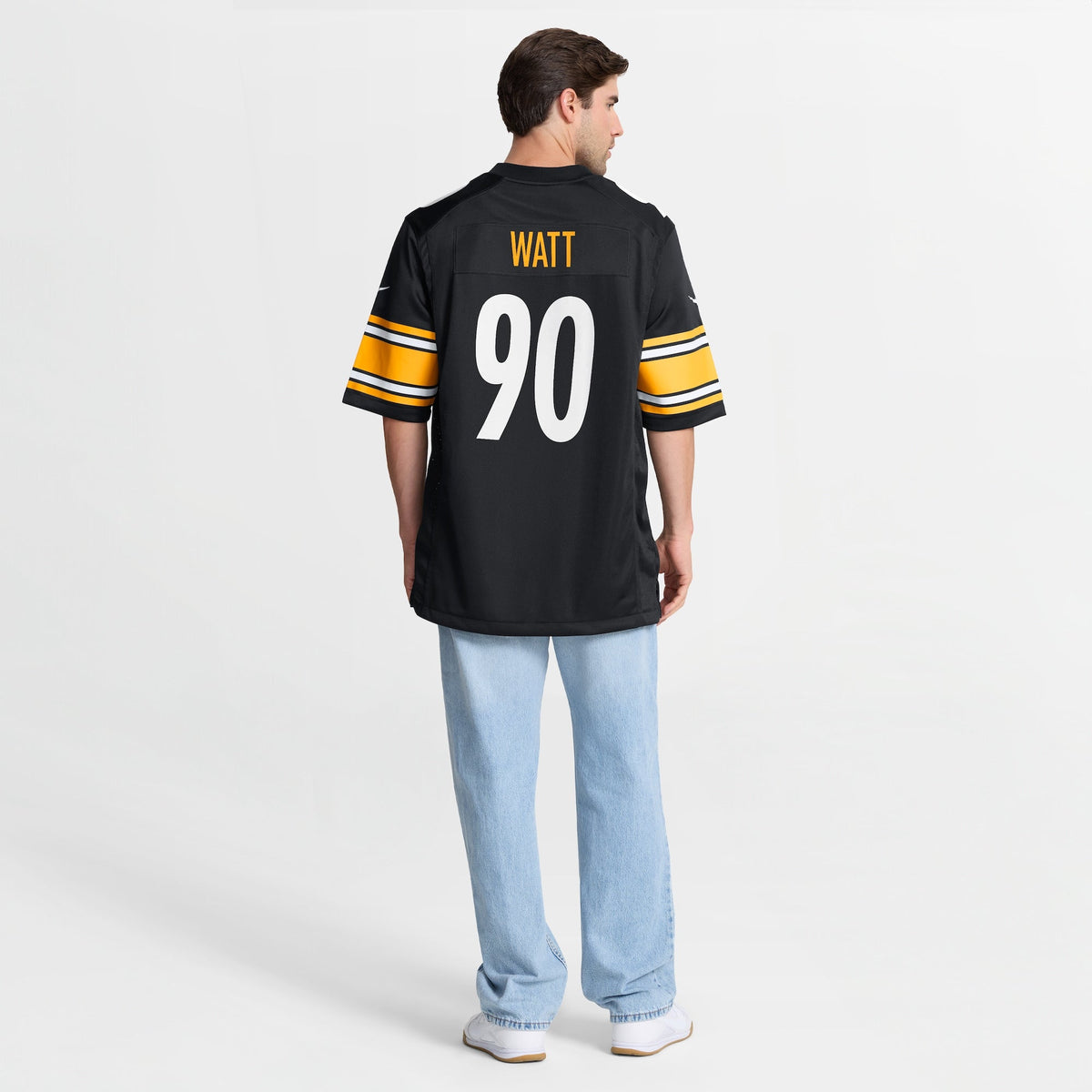 Pittsburgh Steelers T.J. Watt Black Game Football Jersey