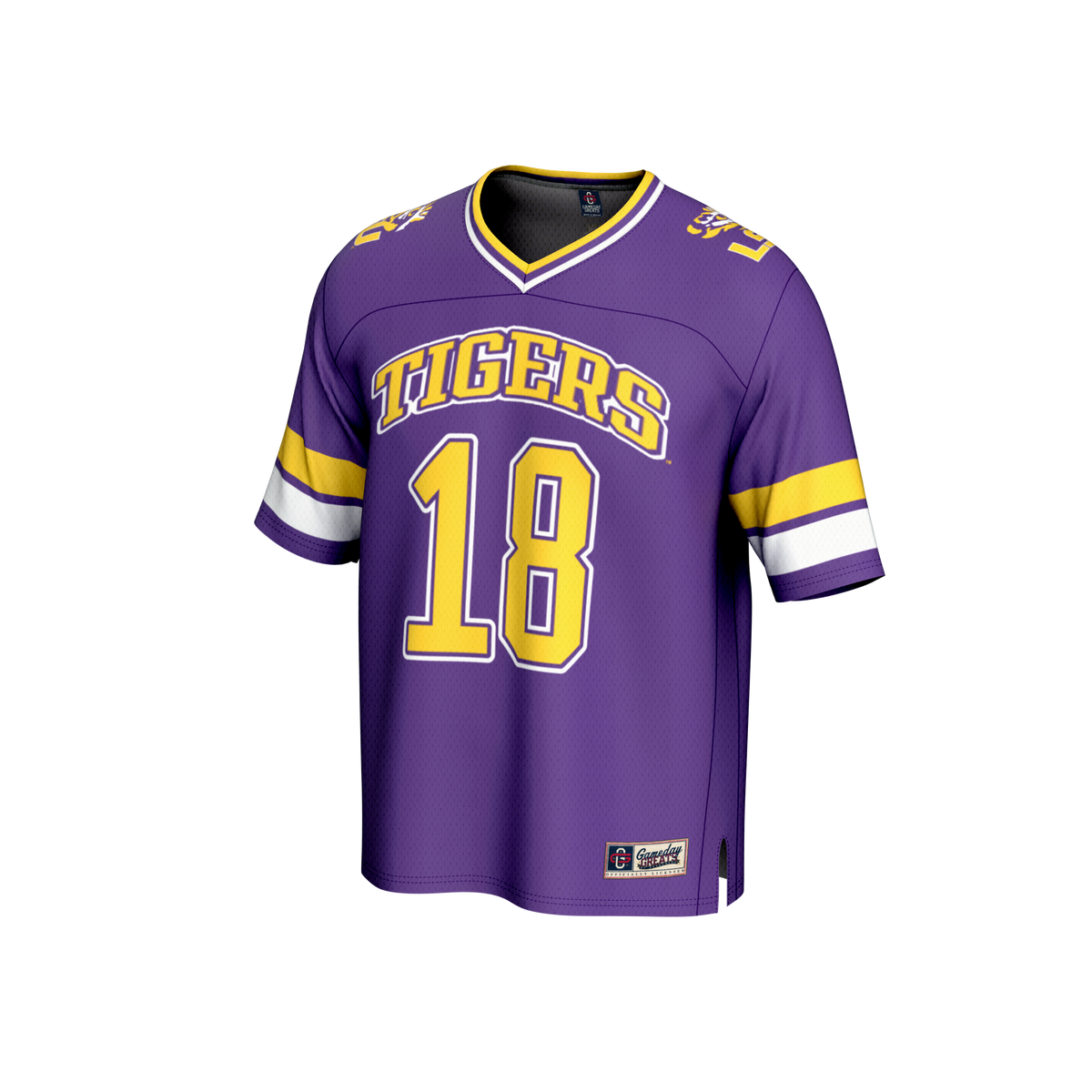 Garrett Nussmeier LSU Tigers NIL Lightweight Football Player Jersey - Purple